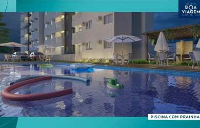 Imagem: O apartamento possui 2 Dormitórios, 1 Banheiro, 1 Vaga na garagem