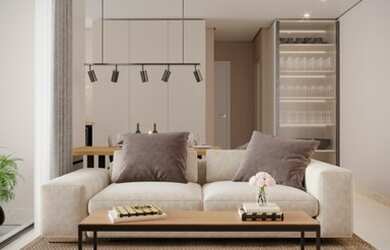 Imagem: O apartamento possui 2 Dormitórios, 2 Banheiros, 2 Vagas na