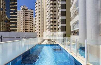 Imagem: O apartamento na cobertura possui 4 Dormitórios, 5 Banheiros