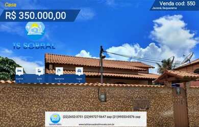 Imagem: A casa possui 3 Dormitórios, 2 Banheiros, 4 Vagas na garagem