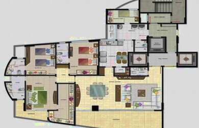 Imagem 8: ALTO LUXO - TORRE BARCELONA - 4 suítes - 4 opções de planta - 2 por...