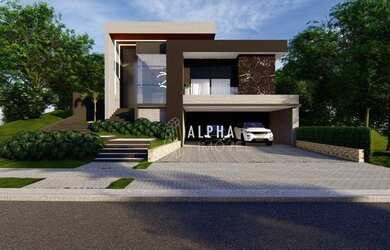 Imagem: A casa em condomínio possui 3 Dormitórios, 5 Banheiros, 4