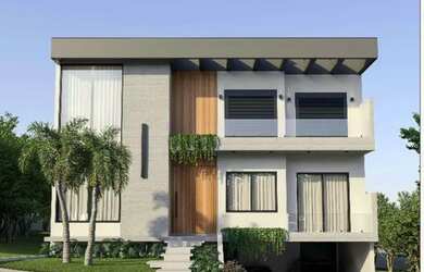 Imagem: A casa em condomínio possui 3 Dormitórios, 2 Banheiros, 4