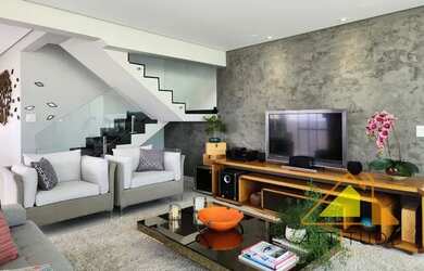 Imagem: O apartamento na cobertura possui 3 Dormitórios, 5 Banheiros