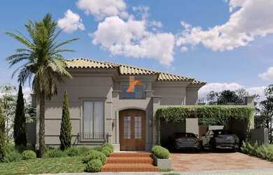 Imagem: A casa em condomínio possui 4 Dormitórios, 5 Banheiros, 4