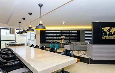 Imagem: O apartamento na cobertura possui 3 Dormitórios, 4 Banheiros