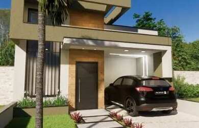 Imagem: A casa em condomínio possui 3 Dormitórios, 2 Banheiros, 104m²