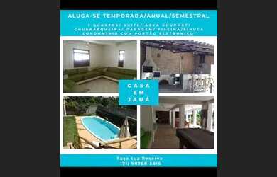 Imagem 5: Casa em jaua aluguel. Piscina, Churrasqueira, 2 Vagas na garageme4 Dormitórios