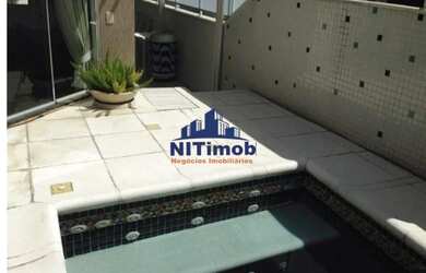 Imagem: O apartamento na cobertura possui 3 Dormitórios, 4 Banheiros