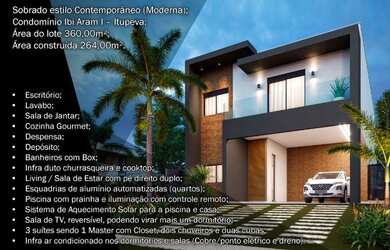 Imagem 8: CASA ITUPEVA IBI ARAM I. Piscina, Churrasqueira, Ar-condicionadoeGuarda...