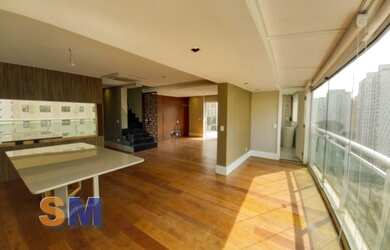 Imagem: O apartamento na cobertura possui 4 Dormitórios, 4 Banheiros