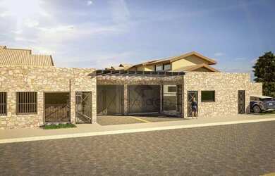 Imagem: A casa em condomínio possui 3 Dormitórios, 3 Banheiros, 2