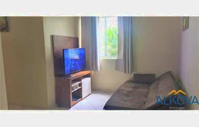 Imagem: O apartamento possui 2 Dormitórios, 1 Banheiro, 1 Vaga na garagem