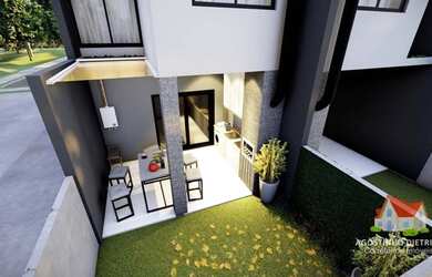 Imagem 9: Sobrados Geminados C/Arquitetura Contemporanea e Excelente Padrao em Acabamento...