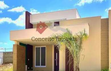 Imagem: A casa em condomínio possui 3 Dormitórios, 2 Banheiros, 2