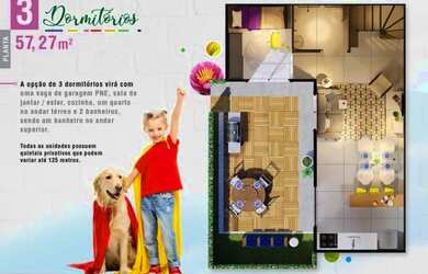 Imagem 7: Lindas casas novas em condomínio com lazer completo em frente ao novo...