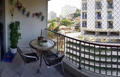 Imagem: O apartamento na cobertura possui 3 Dormitórios, 2 Banheiros