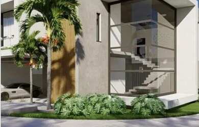 Imagem: A casa em condomínio possui 4 Dormitórios, 5 Banheiros, 4