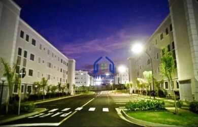 Imagem: O apartamento possui 2 Dormitórios, 1 Banheiro, 1 Vaga na garagem