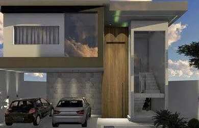 Imagem: A casa em condomínio possui 5 Dormitórios, 5 Banheiros, 4