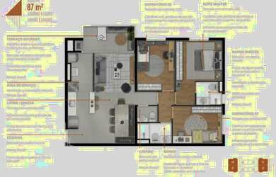 Imagem 3: RR5960 Apartamento 87m² CONDOMINÍO DUQ CENTRAL HOUSES - OPORTUNIDADE...