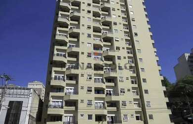 Imagem: O apartamento possui 1 Dormitório, 1 Banheiro, 1 Vaga na garagem