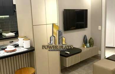 Imagem 10: Flat alto padrão no Mandarim Brooklin 1 dormitório mobiliado com vista...