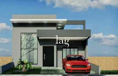 Imagem: A casa em condomínio possui 3 Dormitórios, 2 Banheiros, 4