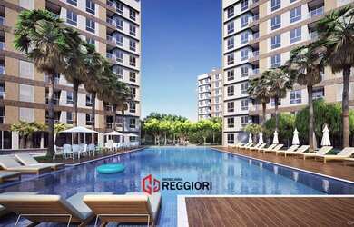 Imagem: O apartamento possui 2 Dormitórios, 2 Banheiros, 1 Vaga na