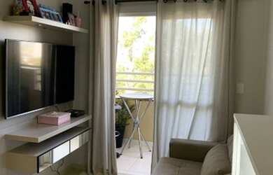 Imagem: O apartamento possui 2 Dormitórios, 2 Banheiros, 57m² de Área