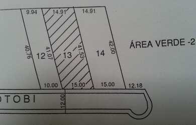 Imagem: O terreno possui 404m² de Área e está localizado em Tarumã