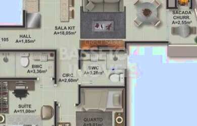 Imagem 2: FLORIANóPOLIS - Apartamento Padrão - Itacorubi