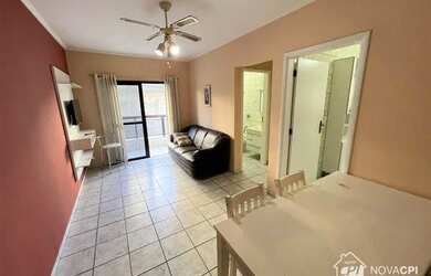 Imagem: O apartamento possui 1 Dormitório, 1 Banheiro, 1 Vaga na garagem