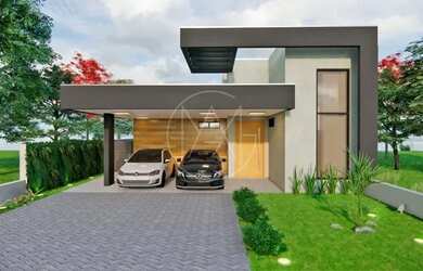 Imagem: A casa em condomínio possui 3 Dormitórios, 5 Banheiros, 4