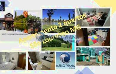 Imagem: O apartamento possui 2 Dormitórios, 1 Banheiro, 1 Vaga na garagem