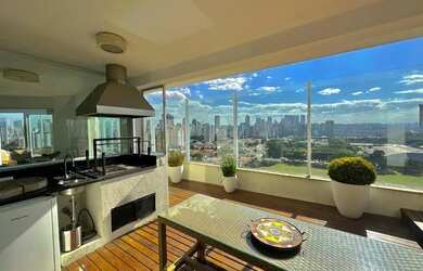 Imagem: O apartamento na cobertura para alugar possui 4 Dormitórios