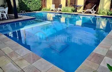 Imagem: A casa em condomínio possui 4 Dormitórios, 4 Banheiros, 2