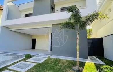 Imagem: A casa em condomínio possui 4 Dormitórios, 5 Banheiros, 4