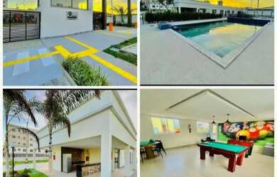 Imagem: O apartamento possui 2 Dormitórios, 1 Banheiro, 1 Vaga na garagem