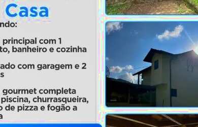 Imagem: A casa possui 3 Dormitórios, 4 Banheiros, 1 Vaga na garagem