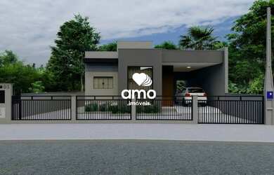 Imagem: A casa possui 2 Dormitórios, 1 Banheiro, 1 Vaga na garagem