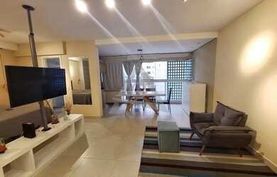 Imagem: O apartamento possui 1 Dormitório, 1 Banheiro, 1 Vaga na garagem