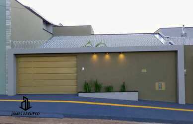 Imagem: A casa possui 3 Dormitórios, 2 Banheiros, 4 Vagas na garagem