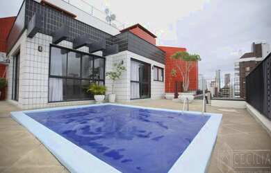 Imagem: O apartamento na cobertura possui 2 Dormitórios, 3 Banheiros