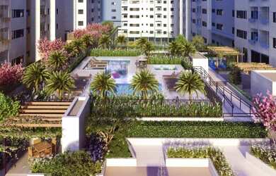 Imagem: O apartamento possui 2 Dormitórios, 2 Banheiros, 1 Vaga na