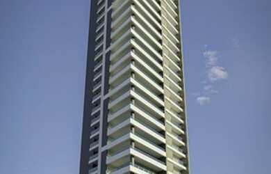 Imagem: O apartamento possui 1 Dormitório, 5 Banheiros, 3 Vagas na