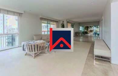 Imagem: O apartamento na cobertura possui 4 Dormitórios, 5 Banheiros