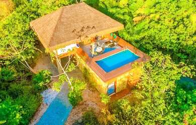 Imagem: A casa em condomínio possui 3 Dormitórios, 4 Banheiros, 2