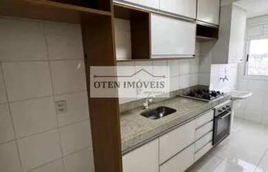 Imagem: O apartamento possui 2 Dormitórios, 1 Banheiro, 1 Vaga na garagem