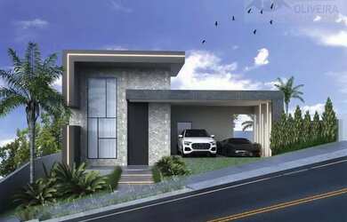 Imagem: A casa em condomínio possui 4 Dormitórios, 3 Banheiros, 4